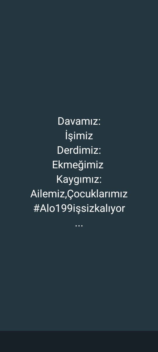 TaşeronsuzBirMayıs
alo199 kapatılmasın 🚨🚨🚨
