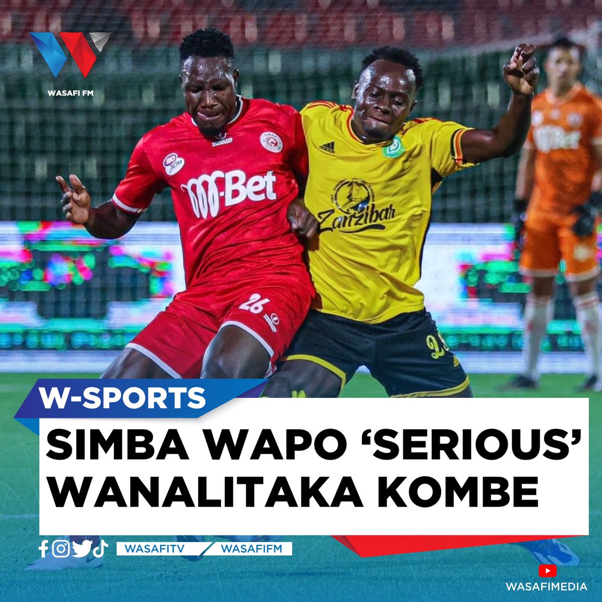 Kombe la Muungano  2024

HT: KVZ FC 0️⃣-1️⃣Simba SC

⚽️ Kouablan

#KombelaMuungano
 #Miaka60YaMuungano 
#WasafiSports