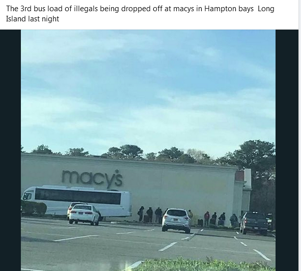 More illegals charter bussed into Long Island New York. At the damn MALL ! #NewYorkIllegals #LongIsland Criminals....#AmericaInvasion #BidensInvasion #DeportIllegals