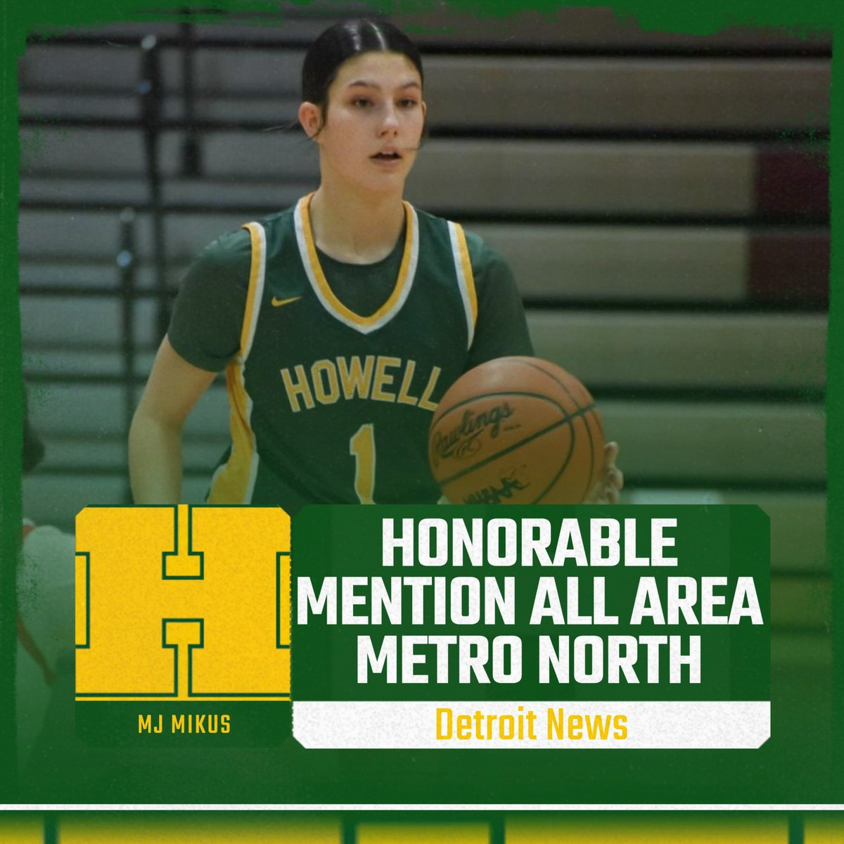Mj Mikus, Honorable Mention All Are Metro Detroit. Way to go Mj keep up the hard work!