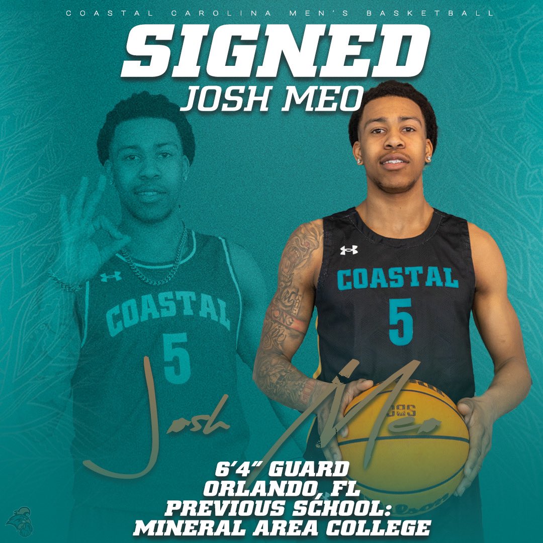 Another One! Join us in welcoming @JoshMeo_ to #TealNation