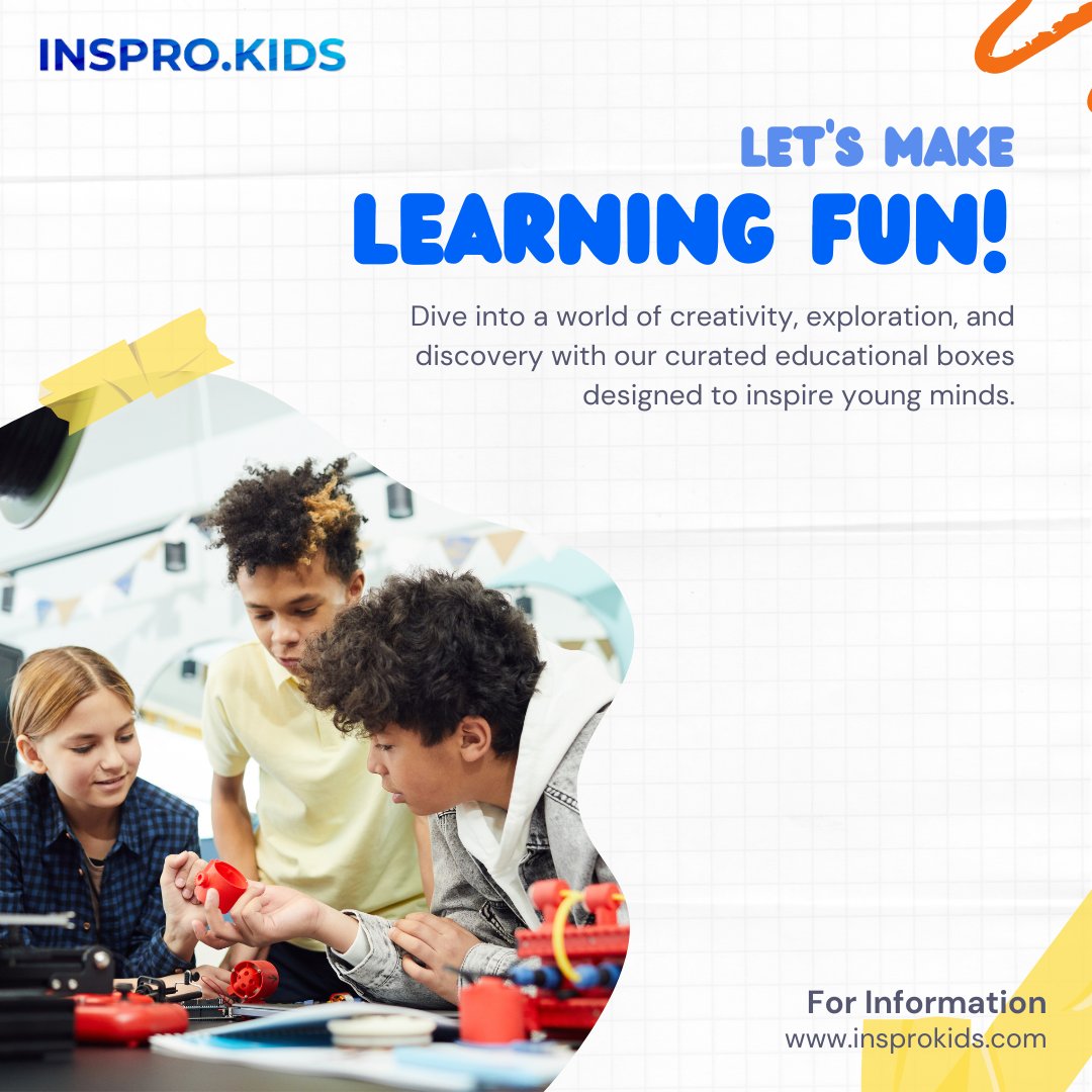 Dive into the world of learning and creativity with InsproKids!  Get ready to spark curiosity and ignite imagination.  
#InsproKids #LearningFun #CreativeKids #STEMeducation #InspireImagination #STEM #FutureInnovation #ElectronicsExploration #kids #motivation #trend