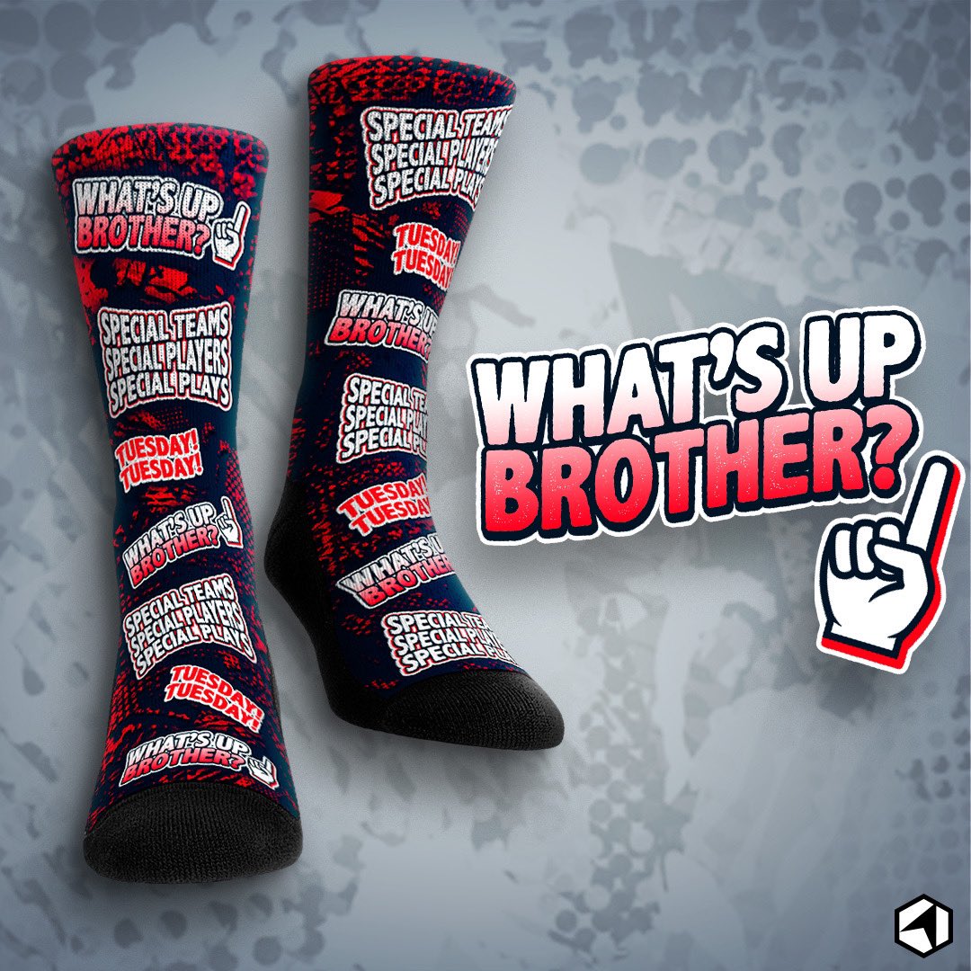 Rock ‘Em Socks 🧦 в X: „☝️What’s Up Brother! Special plays calls