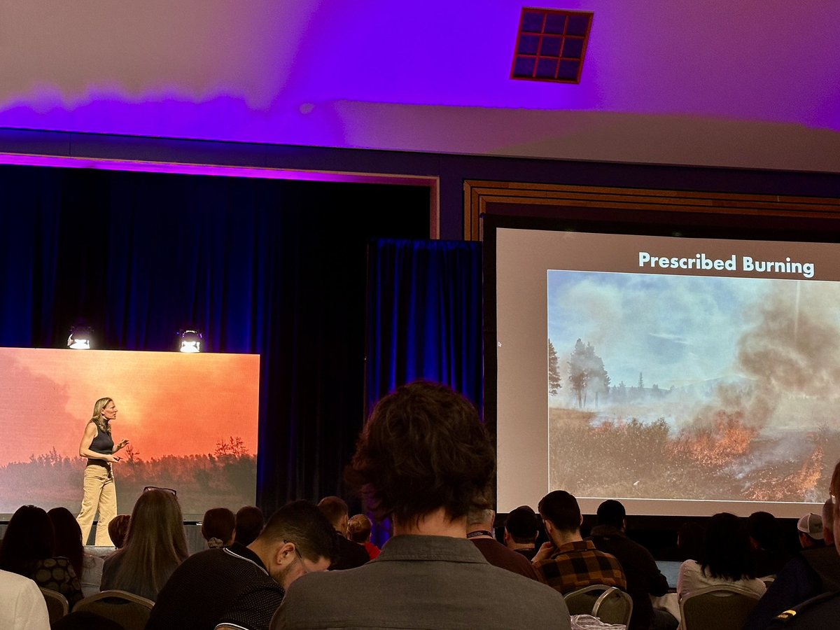 lussier_maude's tweet photo. Coming home quite inspired from the 2024 Wildfire Resilience & Training Summit in Prince George. Thanks to #FireSmartBC for organizing such a meaningful event and creating opportunities for important discussions. #BCWildfireService https://t.co/YKzBnHsdHc