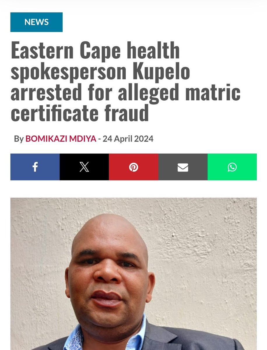 Eastern Cape with FAKE qualifications 🏃🏿🏃🏿🏃🏿🏃🏿