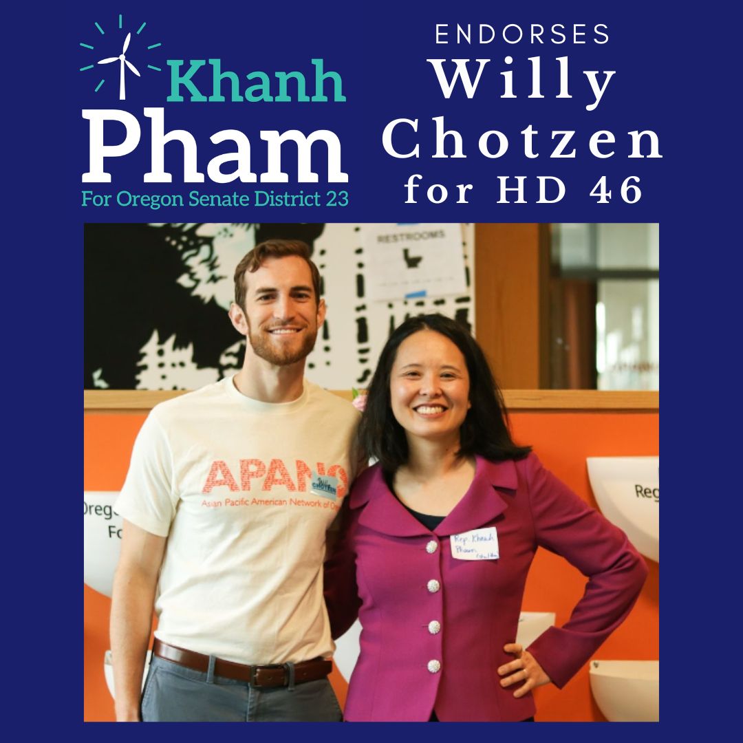 As a public defender and former public school teacher, Willy @chotzen4oregon is prepared to tackle Oregon's most urgent challenges. His insights into our systems' shortcomings fuel his urgency to move our state towards a brighter, more equitable future for all Oregonians. #ORpol