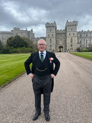 The Trustees and Members of Barnet Museum and Local History Society are very proud of our Patron, Deputy Lieutenant Martin Russell, who received the MBE at Windsor Castle this morning. He has been a great ambassador for the Museum and, more than that, a friend.