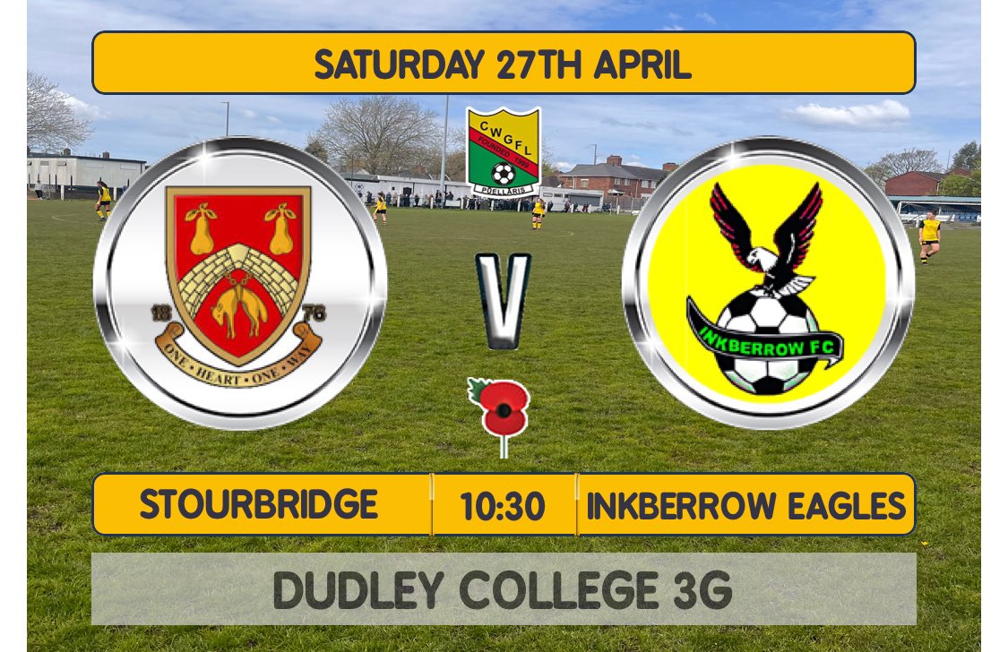 NEXT UP: 

We host Inkberrow at Dudley College this Saturday in the League, It won’t be the last time we play this season either 👀 

🏆 CWGFL Prem 
🕰️ 10:30am
📍 
DUDLEY COLLEGE 3G 
Dudley College Advance 
Priory Road 
DY1 4AD

.
.
.
#Glassgirls