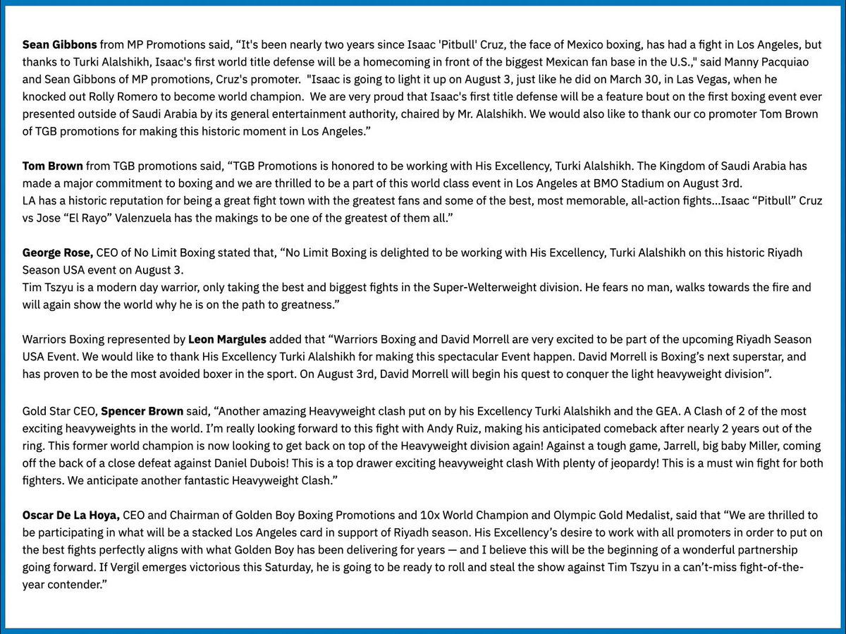 USA…Are you ready for the first Riyadh Season Card in LA? 🇸🇦 The WBA and WBO interim World Super-Welterweight title comes in August featuring Crawford vs Madrimov 🔥🥊 #RiyadhSeasonCard