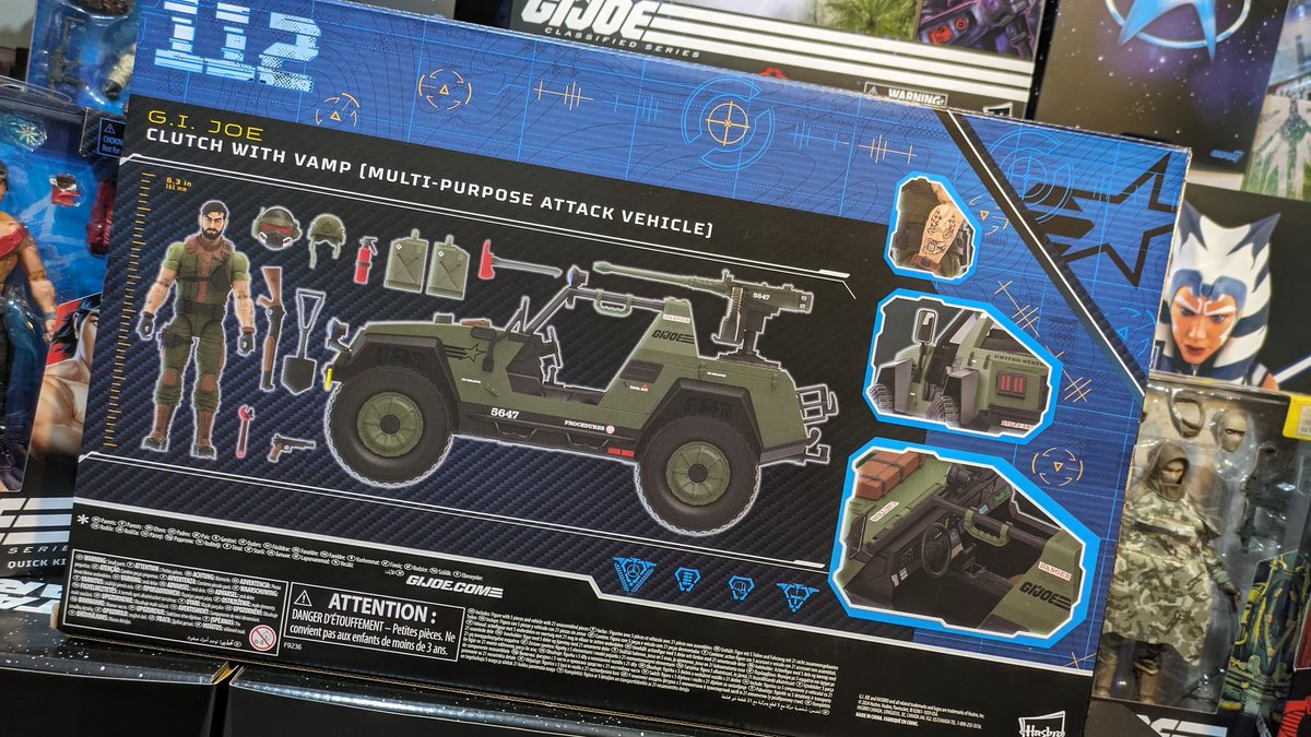 An #awesome #midweek #mailcall from @hasbropulse #uk of the new #gijoe #gijoeclassified #clutch with #vamp the #multipurpose #attack #Vehicle #gijoeactionfigures 

#yojoe #actionforce #gijoeclassifiedseries #gijoetoys #actionfigures #gijoecommunity #gijoenation #snakeeyes