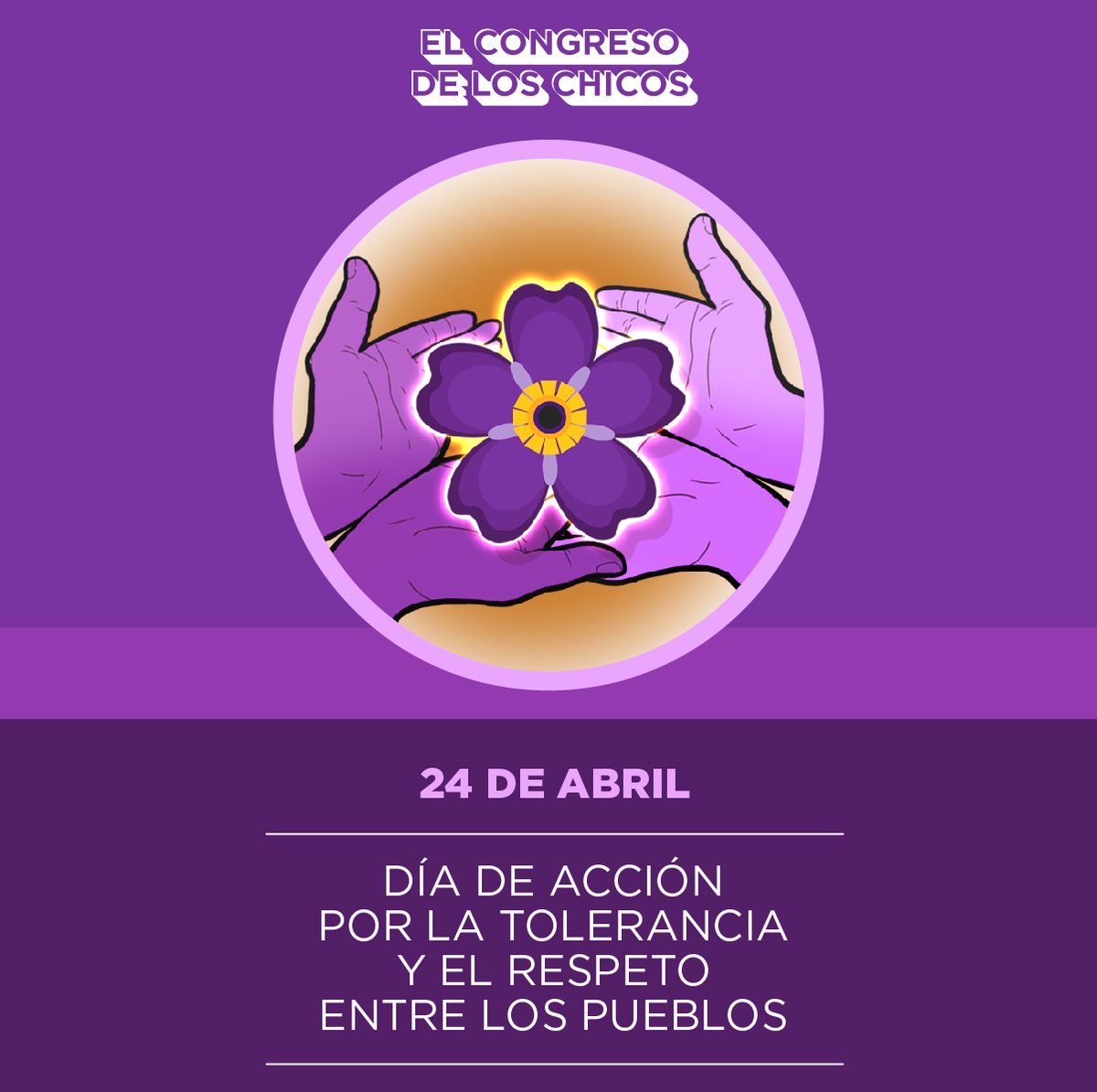 🫶 I DÍA DE ACCIÓN POR LA TOLERANCIA Y EL RESPETO ENTRE LOS PUEBLOS Este día fue establecido a través de la ley 26.199 para conmemorar el genocidio del que fue víctima el pueblo armenio entre 1915 y 1923. Más info 👉 chicos.congreso.gob.ar