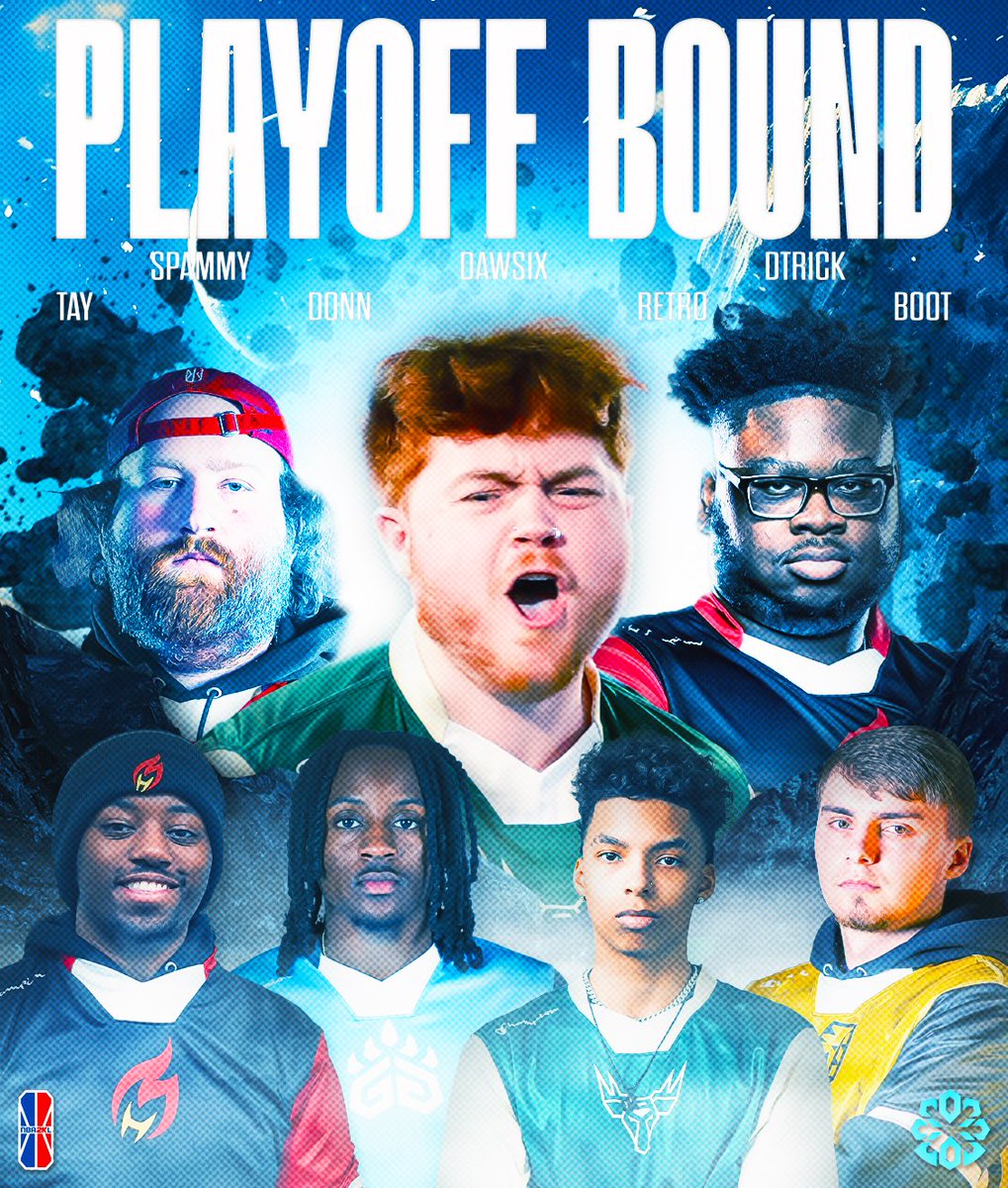 Huge congratulations to @therealtay614, @RlPConnor, @OhDonnn, @dawsix_, @Retronoss, @DTrick__, and @llbootll for securing a spot in the @NBA2KLeague 3v3 playoffs! Best of luck to the guys and their teams as they compete in the playoffs!