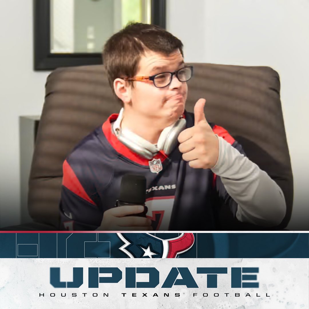 Dylan Delgatto (@ddelgattonfl) on Twitter photo The #Texans have announced that <a href="/thesketchreal/">TheSketchReal</a> will announce one of the draft picks this weekend! 🤘
WHATS UP BROTHER! ☝️ The #Texans have announced that <a href="/thesketchreal/">TheSketchReal</a> will announce one of the draft picks this weekend! 🤘
WHATS UP BROTHER! ☝️