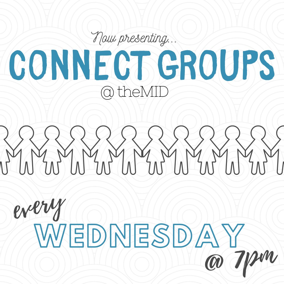 BridgeChurchUT's tweet image. Longing for connection? theMID is for you! Join us from 7-8PM every Wednesday!