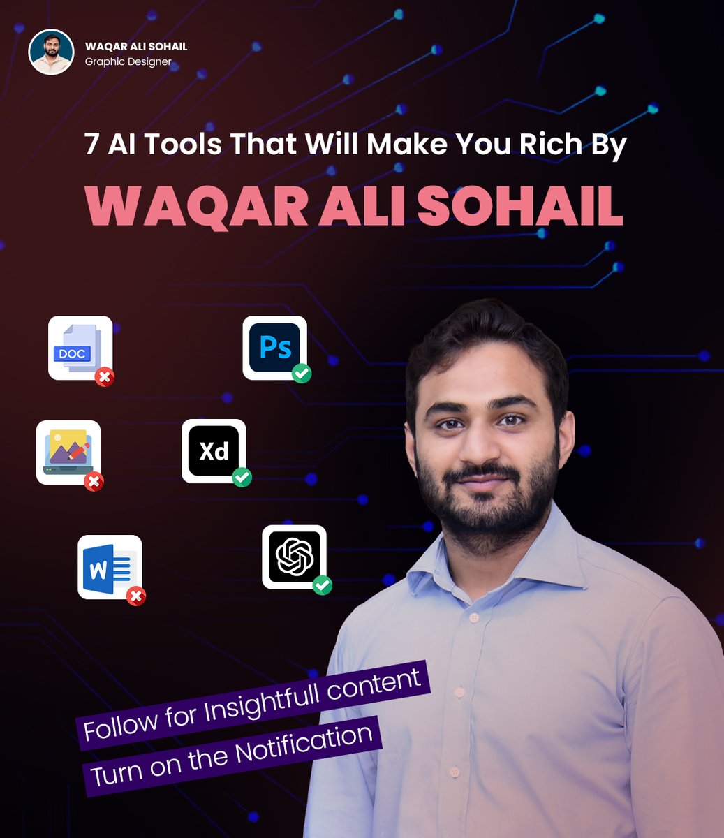 07 AI Tools By Waqar Ali Sohail That Can Make You Rich!
