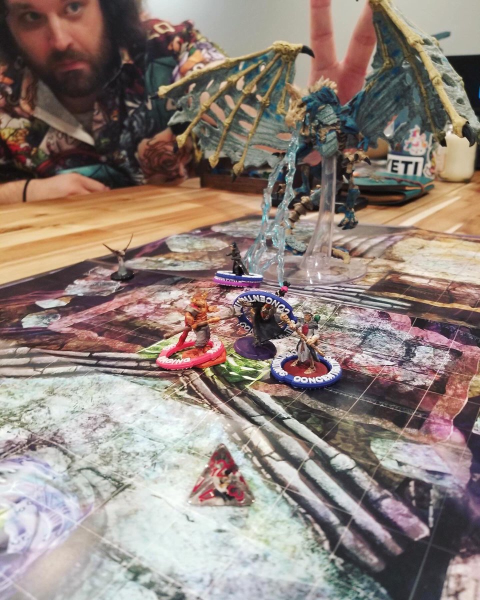 Init_Syndicate's tweet photo. The Gravy Train reveal the true and final villain in an epic showdown with one Guildleader and a powerful Dracolich who has been pulling all the strings. Images from last weeks session. Final session tonight! #dnd #dungeonsanddragons https://t.co/3vDzHqWAz1