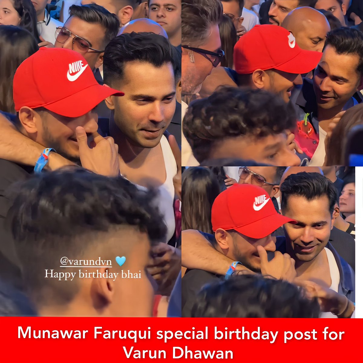 #MunawarFaruqui special birthday post for #VarunDhawan