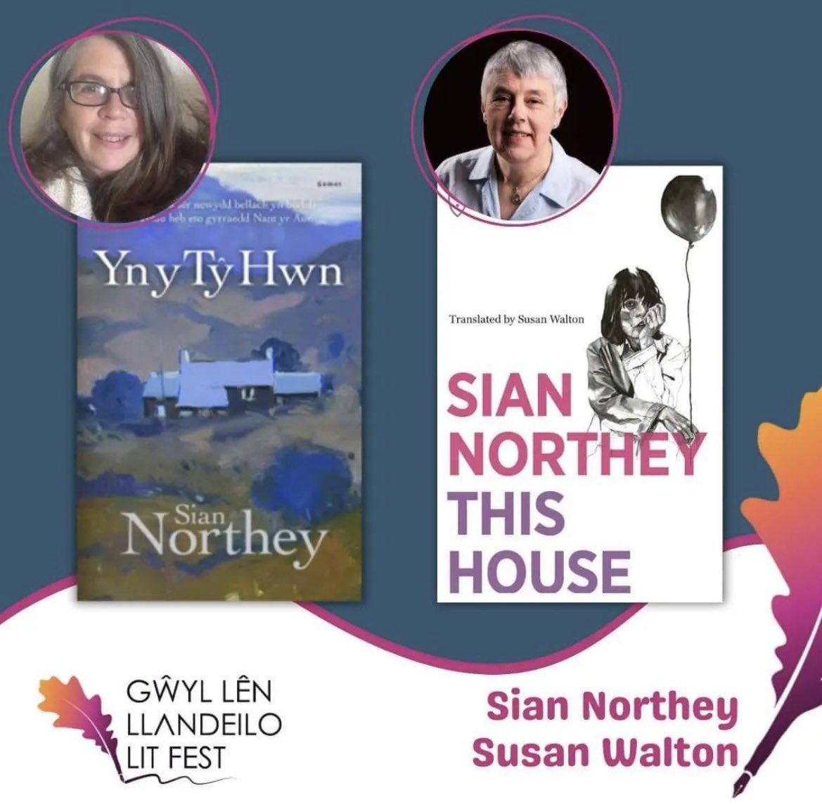 📢 ATTENTION R3BELS! Sian Northey & Susan Walton discuss their experience of translating and being translated at LLANDEILO LIT FEST 🎙️Session in Welsh 🏴󠁧󠁢󠁷󠁬󠁳󠁿with simultaneous translation 🗓️ Dydd Sul 28 Ebrill / Sunday 28 April, 3pm @ Hengwrt 🎟️ Tickets here llandeilolitfest.org/programme/yn-y…