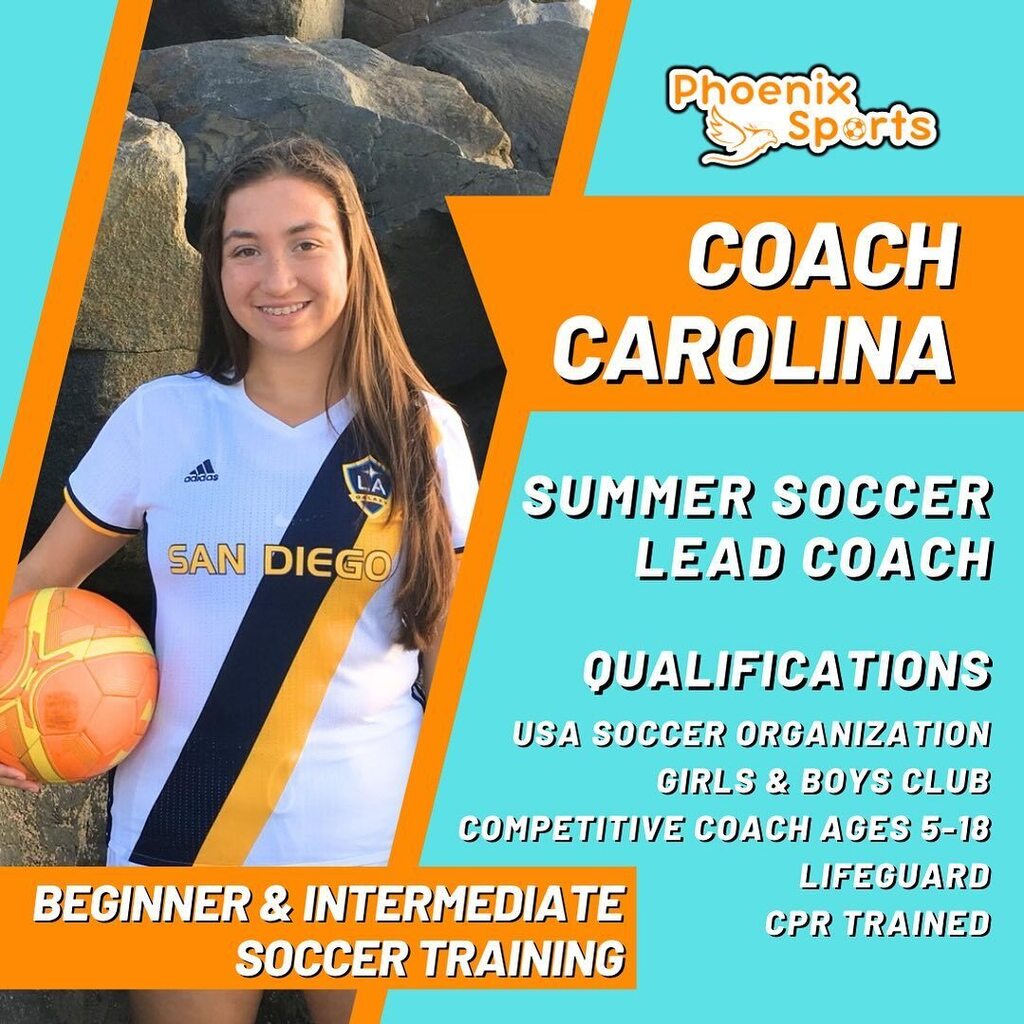 LET'S WELCOME, Coach Carolina!!
Our summer soccer lead coach who will bring a creative, instructional, beginner, and intermediate soccer curriculum to summer camps. 

With a higher focus on skill driven activities to help improve players of all skills levels. Check out her coac…