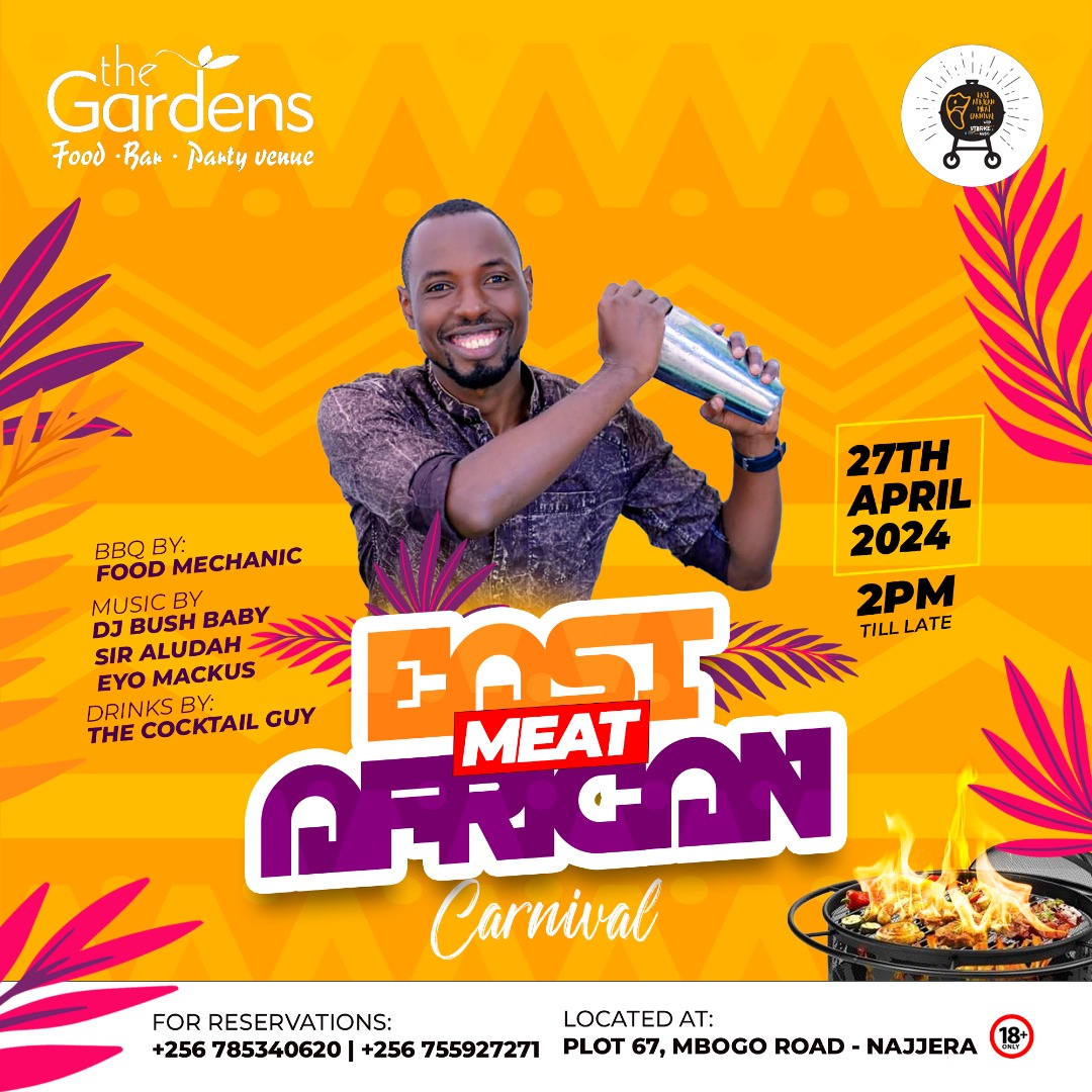 So Saturday we storm the gym small small with @KarungiArthur and her team of muscle benders; then we eat MEAT made by @Mo_Chef_Mu and then for the important part of the day, we sweat off @mutezasalim Cocktails to some Beats by @DjAludah, @EyoMackus and @djbushbaby...YES?