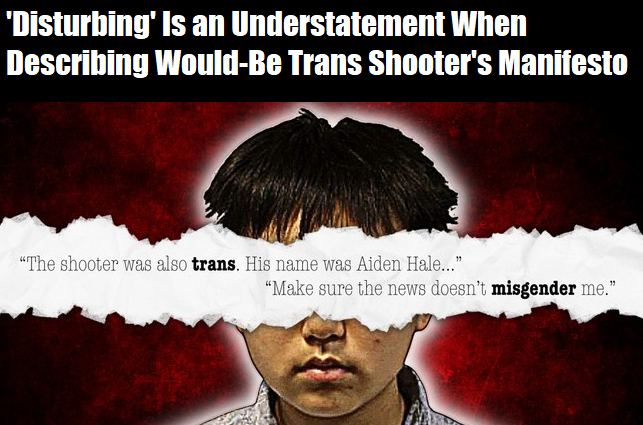 18-year-old high school student Andrea 'Alex' Ye, a biological female identifying as male, allegedly authored a 129-page manifesto, where she fawned over—and compared herself to—Audrey 'Aiden' Hale, who slaughtered six, including three children, at a Christian elementary school