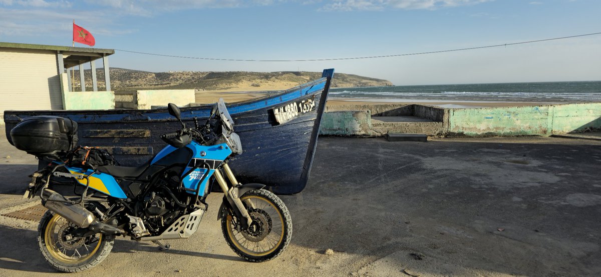 Experiencing a different kind of sand #MorrocoOverland #Yamaha #Tenere #T700