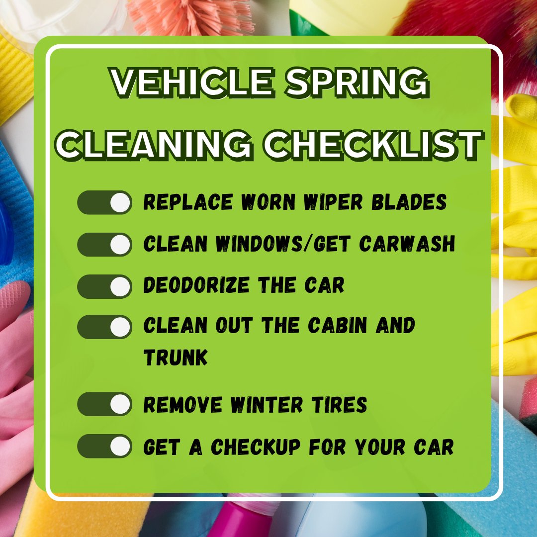Ready, Set, Refresh! 🔄 

Our spring-ventory list is here to get this season rolling with a fresh start for your wheels 🌷

✅ What’s the First Thing You’re Checking Off?  

#RairdonAutomotiveGroup #DCJR #MarysvilleWA #CarSpringCleaning
