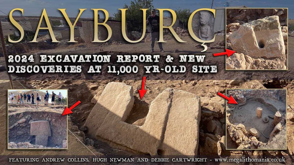 NEW VIDEO | Sayburç | 2024 Excavation Report & New Discoveries at 11,000 yr-old Site | Megalithomania | youtu.be/1uXO_qN2ucU Explore Turkey in September 2024 with $200 Discount for a limited time: megalithomania.co.uk/easternturkey.… #Sayburç #karahantepe #tastepeler @AndrewBCollins