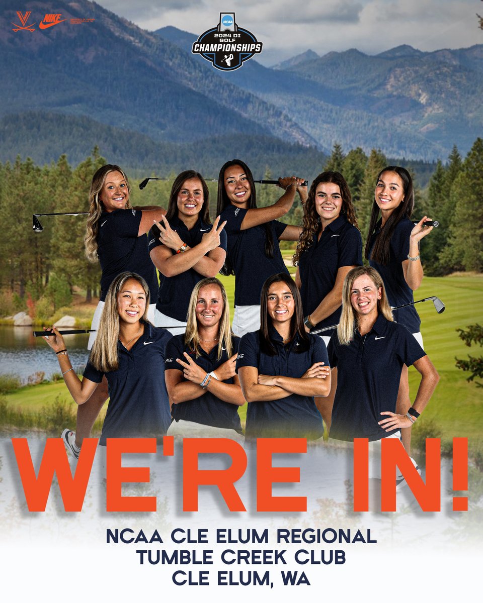 Hoos heading west for NCAA Regional action. UVA is No. 4 seed and making its 18th NCAA Regional appearance in the 21-year history of the program!