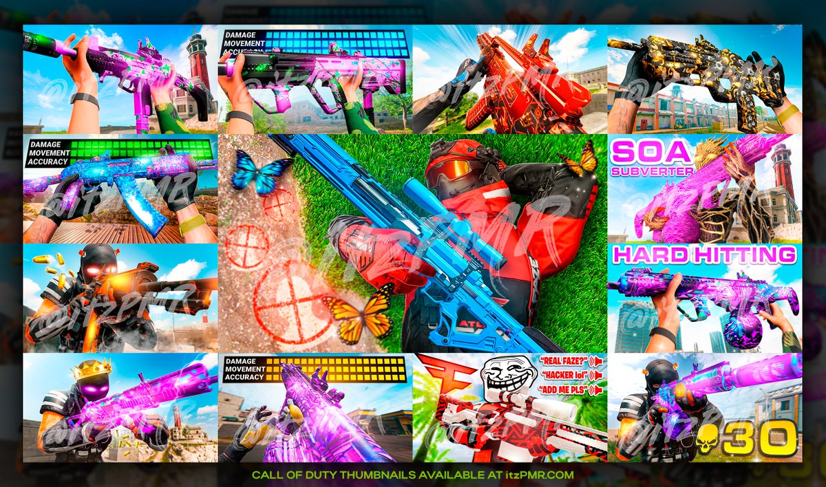 OGTreM's tweet photo. RT @ItzPMR: Now available in the @PMRshops 
New thumbnails for you to stand out this week 🔥 https://t.co/DL3JQ3jz30