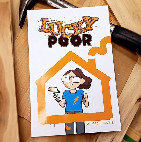 The Lucky Poor is a new graphic novel out by cartoonist @sillyartcllctr. Next week on May 1, 7:00PM, Mazie will join Deputy City Manager, Social & Health Development @CityofLdnOnt Kevin Dickins in a conversation led by @AbeOudshoorn @tapcreativityon as part of #tingfest... 1/2