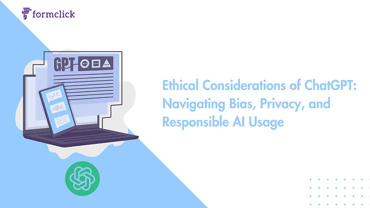Explore how biases can manifest, the importance of protecting user privacy, and strategies for promoting responsible AI usage.
#formclick #formbuilder #nocode #nocodeformbuilder #chatgpt #ai #blog 
Read the entire blog at blog.formclick.io/post/ethical-c…