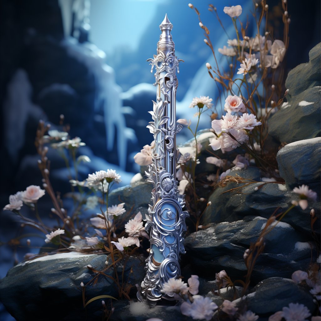 Meet the ice flute from Vendetta... Want to know more about it? Grab a copy of Vendetta here: geni.us/MermaidVendetta #vendetta #themermaidchronicles #fantasyromancebooks #marisanoelle