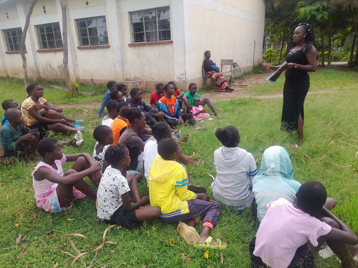Today CAITHS Team engaged with Adolescents at Kamasengre primary school safe space where we had an open dialogue (goyo mbaka) on matters SRHR: roles of youth in mitigating SGBV, early teenage pregnancy and related consequences like new HIV/AIDS infections