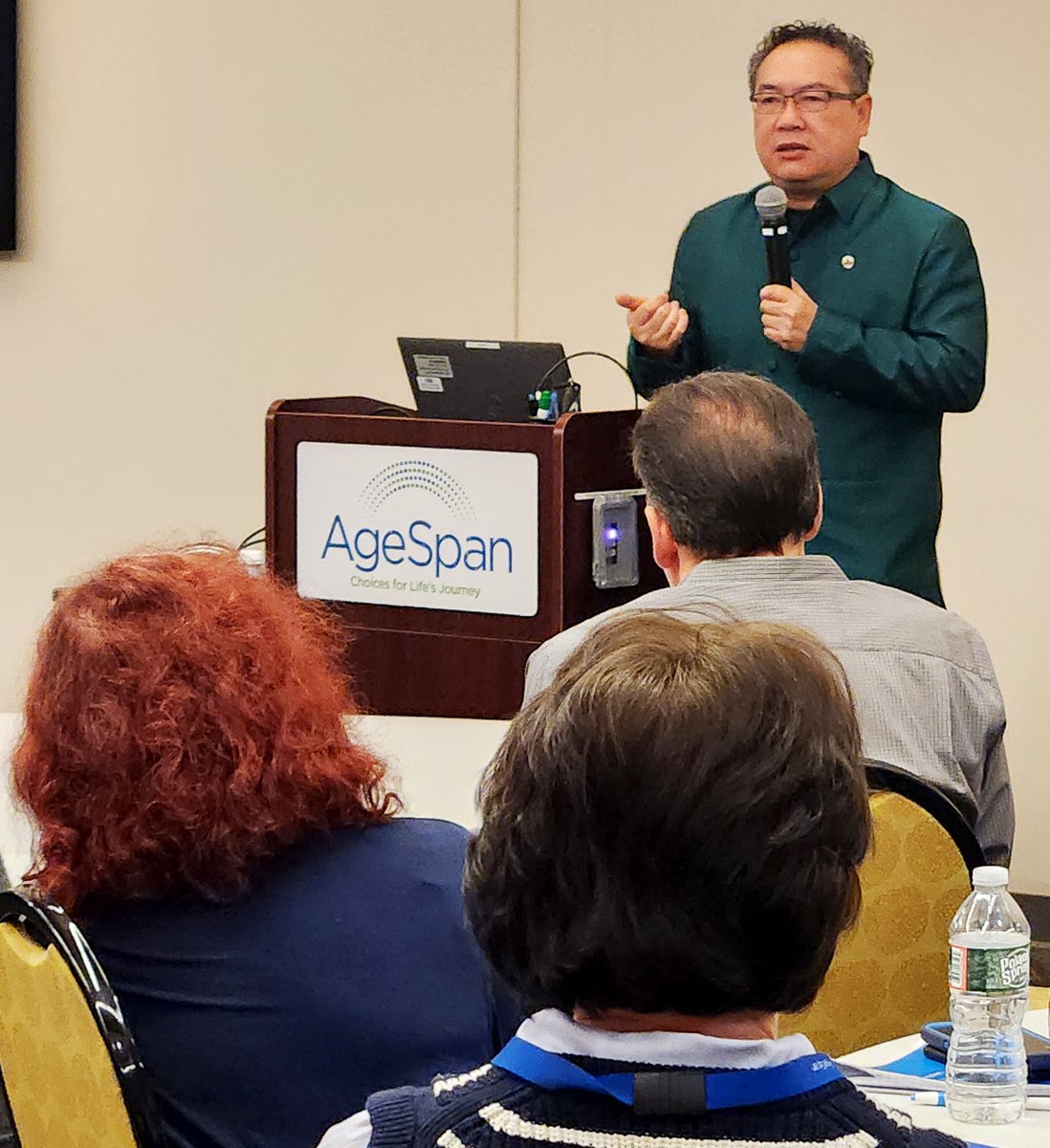 Thanks to Sothea Chiemruom, of @CMAALowell. It was great to host him at AgeSpan, where he gave our Diversity Learning Collaborative a discussion on Cambodian New Year and Lowell's emergence as the second-largest Khmer community in the nation. #CulturalDiversity