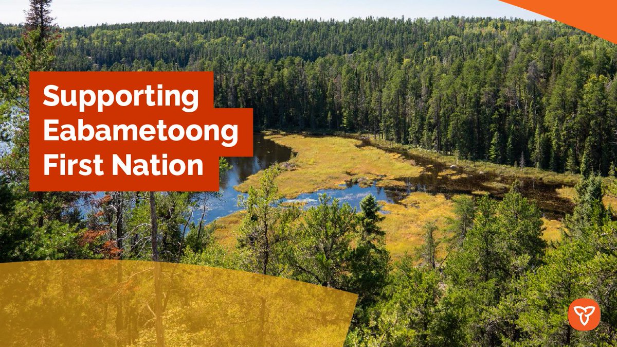 The Ontario government is working with Eabametoong First Nation to provide vital support, including up to $540,000 total one-time funding. This funding will help with critical needs after a fire at the remote community school. news.ontario.ca/en/release/100…