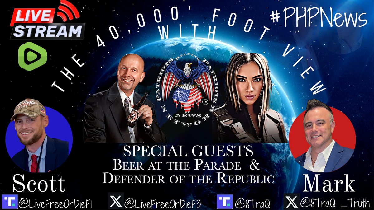 We can’t decide if tonight’s show should be called Defender of the Parade, or Beer at the Republic, but I think you see where we are going with this one. 

Join Scott and I tonight as we dive deep into minds of @ScottZPatriot  & @realdefender45 .

Beer has been an OG Anon since…