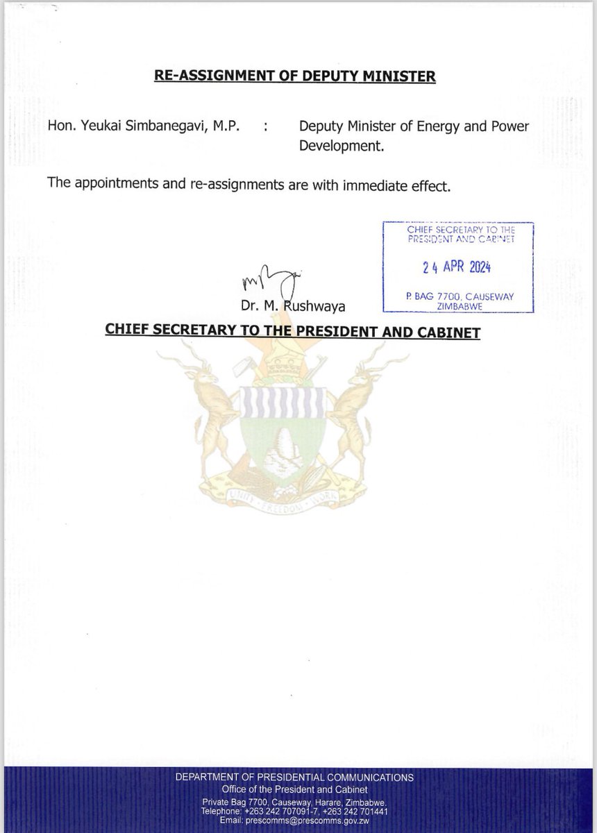 This reminded me of Robert Mugabe’s worst, ruinous, and final years in power. He was now rearranging the chairs on his sinking Titanic before it struck the iceberg in November 2017. In a country with renowned intellects, it is tragic that some of Mnangagwa’s cabinet ministers…