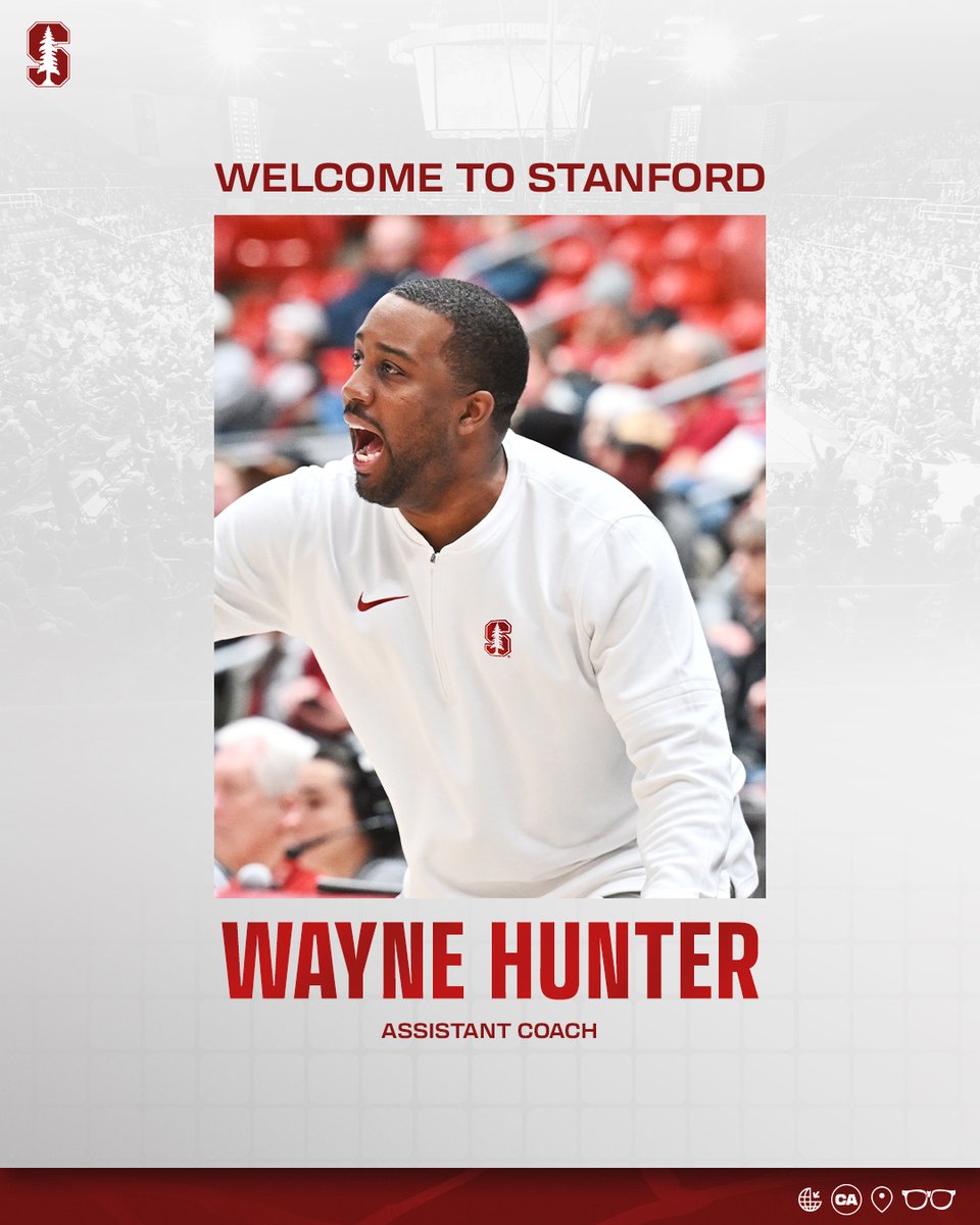 Welcome to Stanford, @Coach_Hunter24! 🔗: stanford.io/4d4taaW #GoStanford