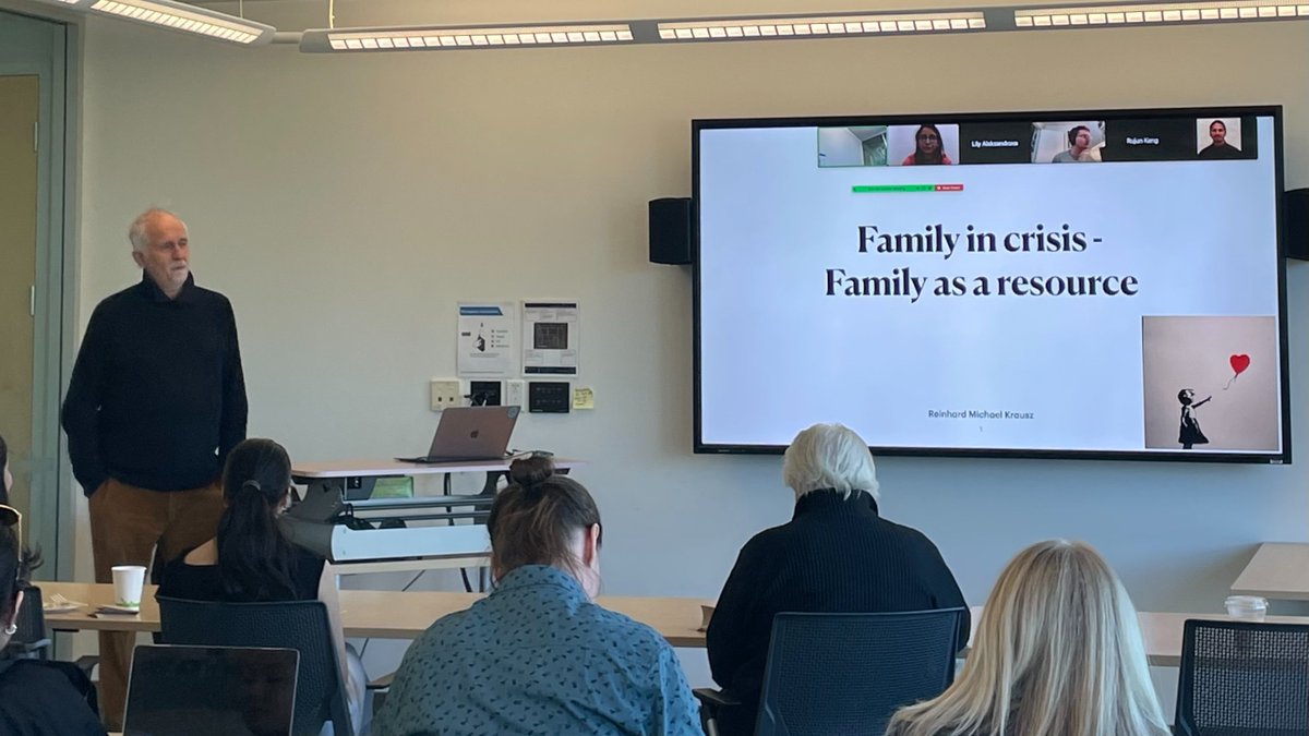 MatrixN_UBC's tweet photo. Thank you to everyone who attended the Monthly Rounds in Mental Health &amp; Addiction at @DMCBrainHealth this week!

Stay tuned for the recording of Dr. Michael Krausz's presentation of 'Family in crisis- family as a resource' @ACDResearch

 #workshopwednesday https://t.co/lNWd9GMImd