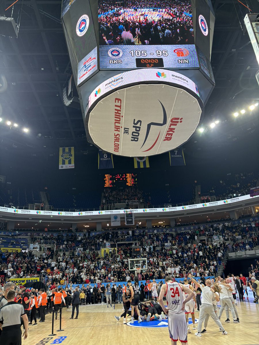 🔵🔴 Bahçeşehir Koleji, FIBA Europe Cup’ta sezonu ikinci tamamladı. Teşekkürler Bahçeşehir. 👏