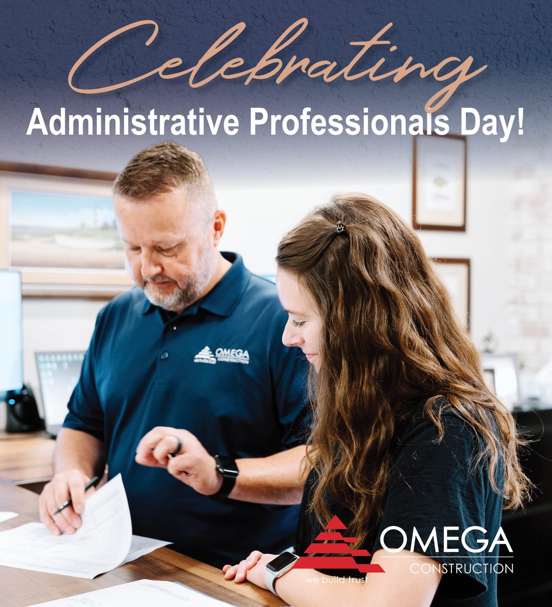 Happy Administrative Professionals Day to the incredible individuals who keep our office running smoothly day in and day out!
#webuildtrust