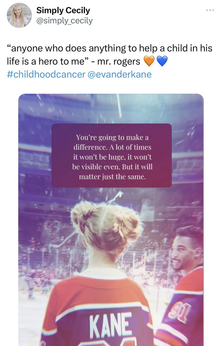 It’s crazy how <a href="/OilersNation/">Oilersnation.com, Oily Since ‘07</a> will tweet out a video of Spector coming at Kane for him being a “drama bringer”, but won’t repost or even mention this beautiful tweet by Cecily. This is just unacceptable. The fans want fair &amp; honest journalism, not sensationalism.

#LetsGoOilers