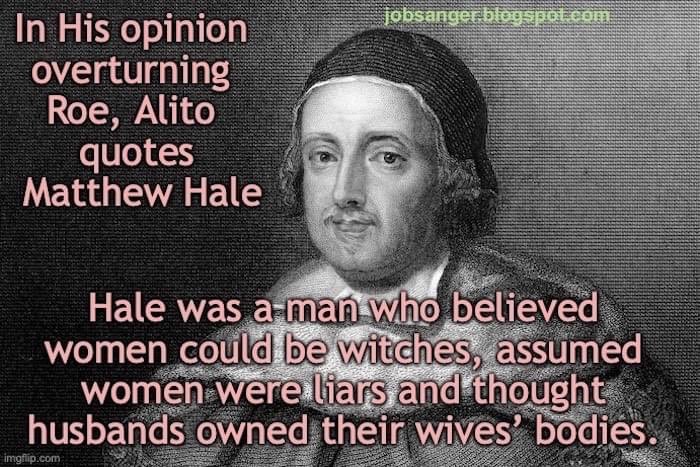 @GeeGeeAkili Alito used fvcking Hale to justify his position.