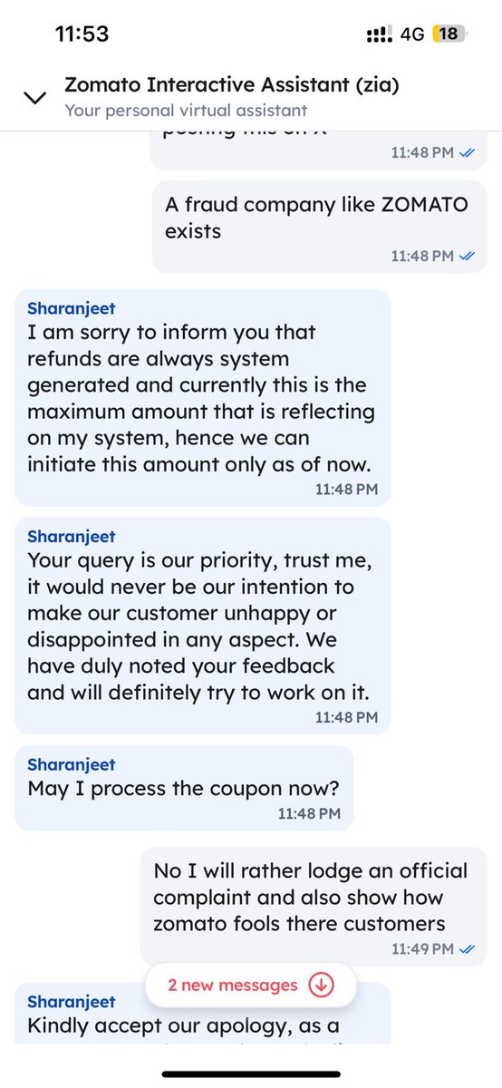 Ankshit_S's tweet image. Just ordered icecream from Zomato and got cheated, what a fraudster @zomato , and also this is a shitshow, first' of all extracting money from customers, and then refunding 10-15% of it , #newscam #fraudzomato @deepigoyal @zomatocare @fssaiindia