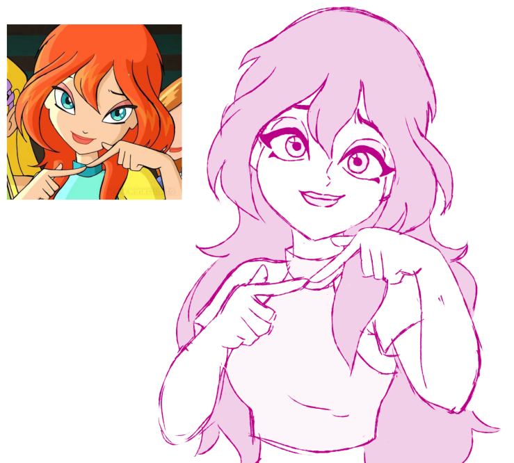 To anyone who's in an art slump: Just draw a cute picture of Bloom Winx Club! It'll help!