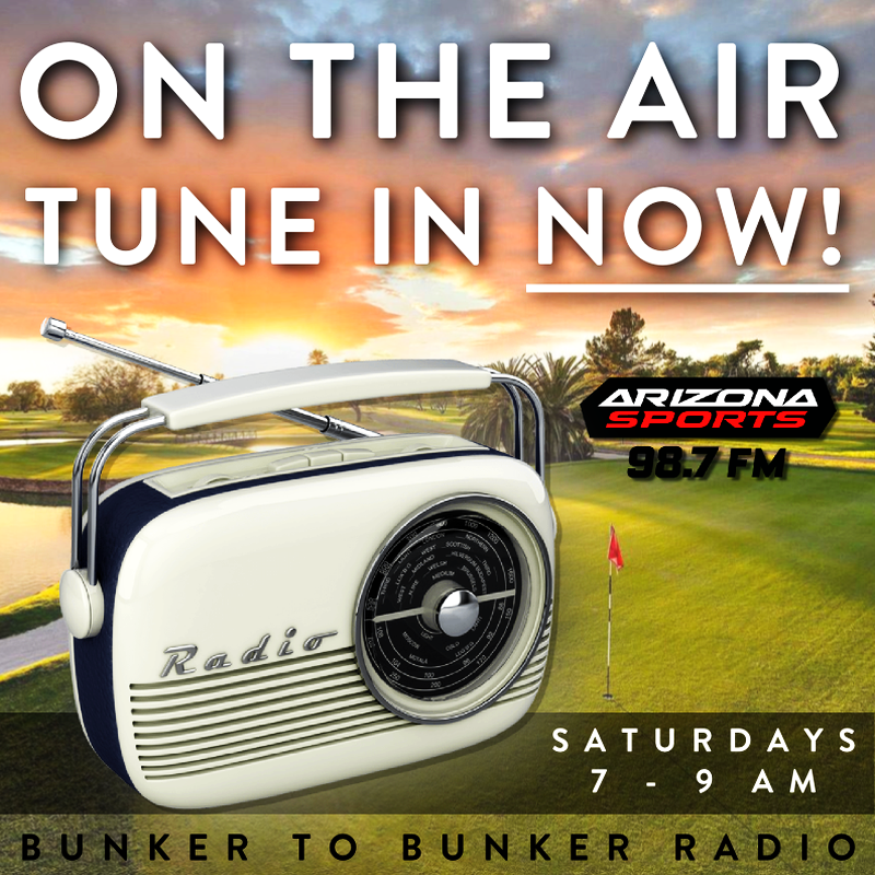 Tune in right now from 7:00 am - 9:00 am for Arizona's BEST golf show on Arizona Sports Radio, 98.7 FM!

#azgolf #arizonagolf #golf #golfradio #golfnews #golftips #azsports #ktar ow.ly/pKu330masNV