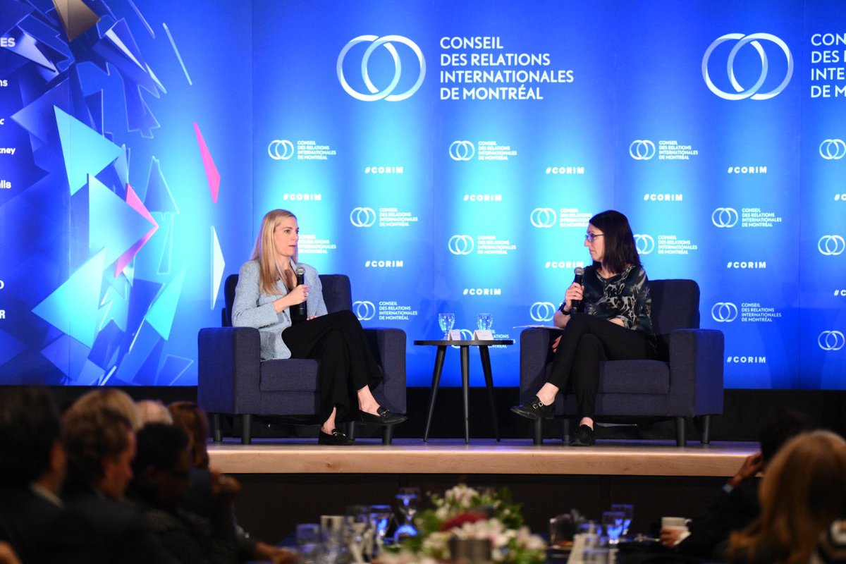 PascaleStOnge_'s tweet photo. The challenges facing 🇨🇦 culture, including disinformation and the impacts of tech giants, are being seen in countries all over the world.
At #CORIM, we reflected on these international issues and our path forward. Our government won’t back down and will keep taking action. 🌎🌐 https://t.co/c7CD3XUGjF