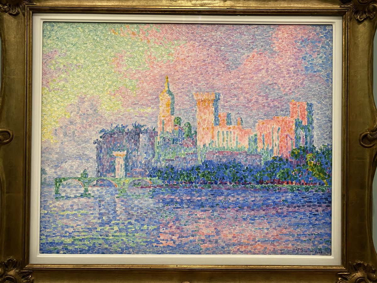 'The Papal Palace, Avignon,' by Paul Signac, 1900, Musée d'Orsay.