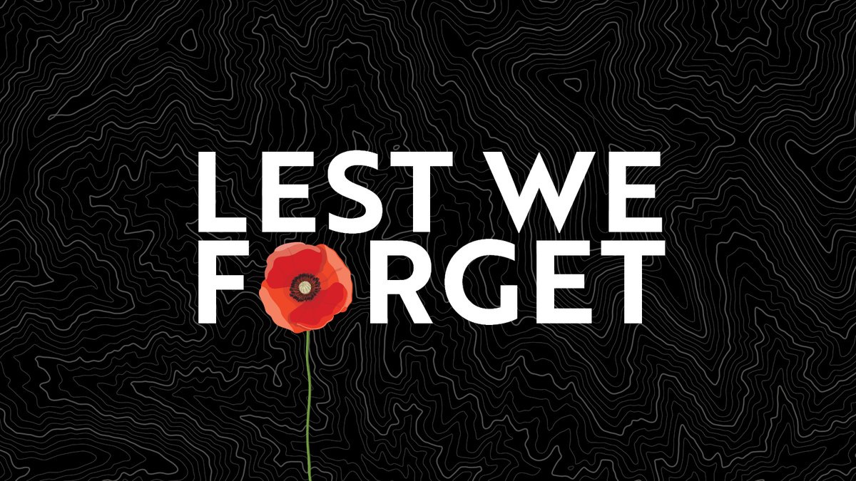They shall grow not old, as we that are left grow old; Age shall not weary them, nor the years condemn. At the going down of the sun, and in the morning We will remember them. #LestWeForget